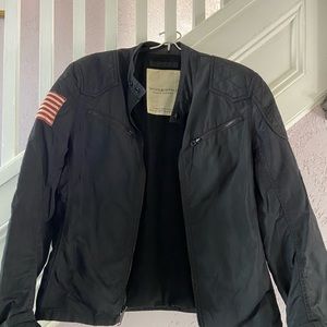 Denim & Supply Heavy Nylon Jacket with Flag